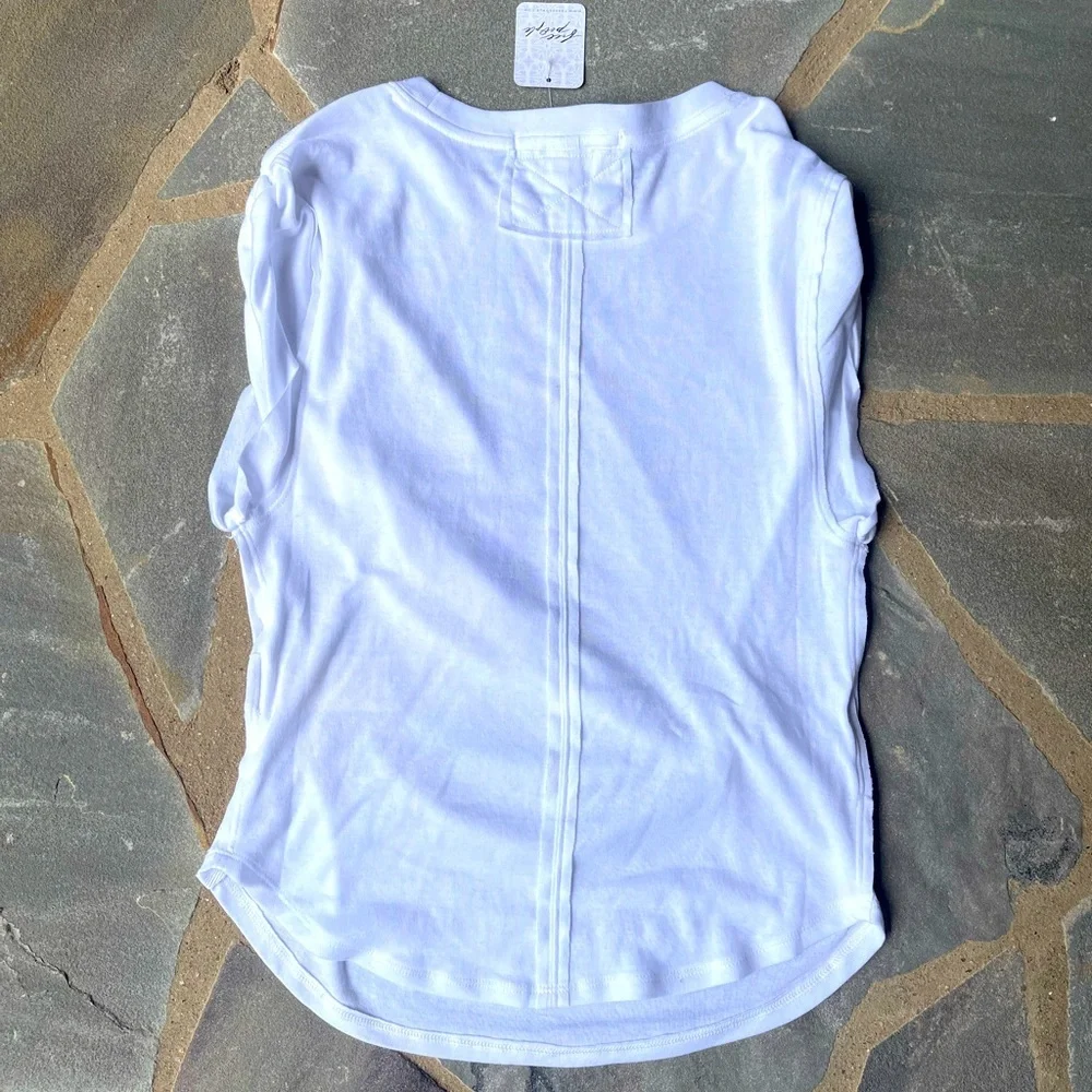 Free People We The Free You Rock Tee White